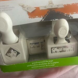 Martha Stewart spooky cat punch around the page set